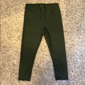 Army Green Capri Leggings from Athletica.